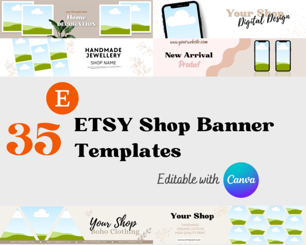 etsy banner mockup etsy banner template customizable etsy etsy template banner etsy profile mockup etsy cover template etsy banner canva shop cover photo diy banner template etsy shop branding Shop header design Etsy shop graphics etsy cover mockup