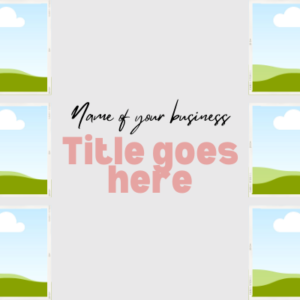 Pinterest Banner Image Template, Cover Picture Pinterest, Pinterest Account Banner, Mockup Editable Canva