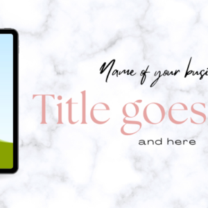 Pinterest Banner Image Template, Cover Picture Pinterest, Pinterest Account Banner, Mockup Editable Canva