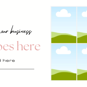 Pinterest Banner Image Template, Cover Picture Pinterest, Pinterest Account Banner, Mockup Editable Canva