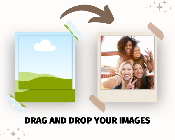 Polaroid Photo Canva Templates