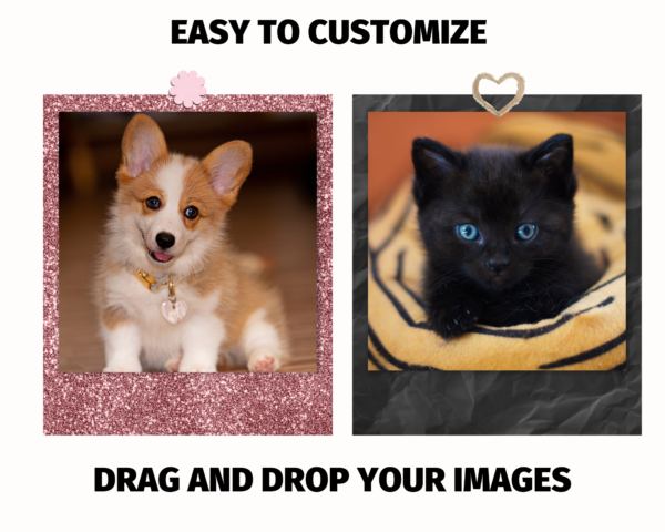 Polaroid Photo Canva Templates