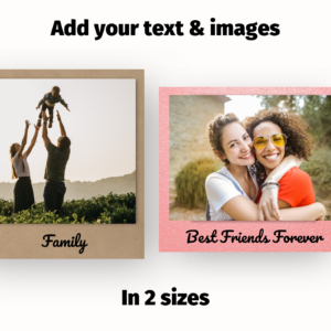 Polaroid Photo Canva Templates