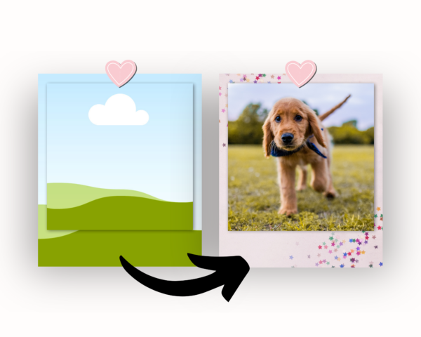 Polaroid Photo Canva Templates