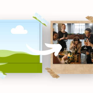 Polaroid Photo Canva Templates