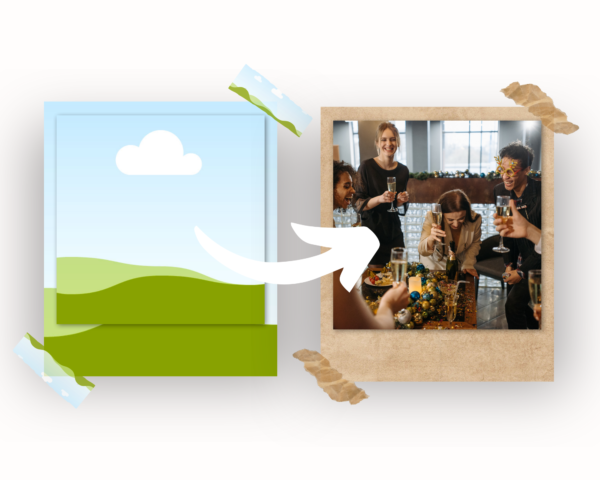 Polaroid Photo Canva Templates