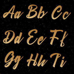 Canva Script Alphabet Frames, Handwritten Alphabet, French - Image 6
