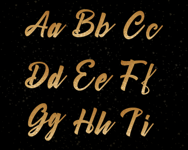 Canva Script Alphabet Frames, Handwritten Alphabet, French - Image 6