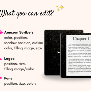 Kindle Scribe Mockup, E-book Reader Template, Kindle Scribe Book Mockup, Reader Design, Kdp mock up, Canva, Ebook Branding, Tablet E-book - Image 9
