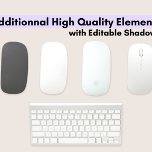 Mouse Pad Mockups Canva Template, Desktop Mat Canva Frame, Mousepad Sublimation, Custom Desk Mat, Customized Blank Mouse Pad, Large, Round - Image 7
