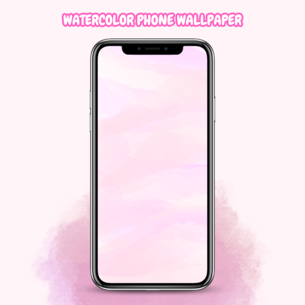 Watercolor IPhone Android Background, Pink, Wallpaper for iPhone, Mobile Background, Lock Screen, Home Screen Transform the look of your device with this 💗Watercolor iPhone Android Background – a delightful and soothing backdrop for your smartphone. This enchanting background, adorned with soft watercolor hues, brings a touch of elegance to your screen.