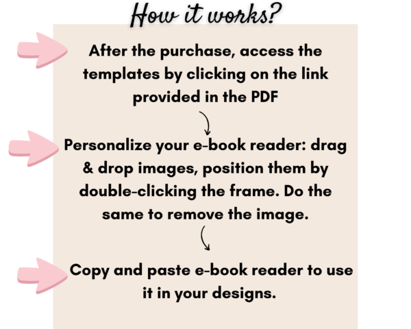 Kindle Mockup Canva, E-book Reader Template, Kindle Book Mockup, Kindle Reader Design, Kdp mock up template, digital book, Canva, Ebook Branding - Image 9