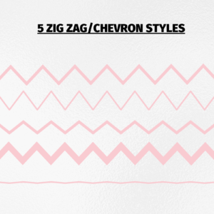 Chevron Frame Zig Zag Canva Frame Stripes, Digital, Chevron, Chevron Photo Frame, Drag & Drop, Instant Download, Zig-Zag Chevron Pattern