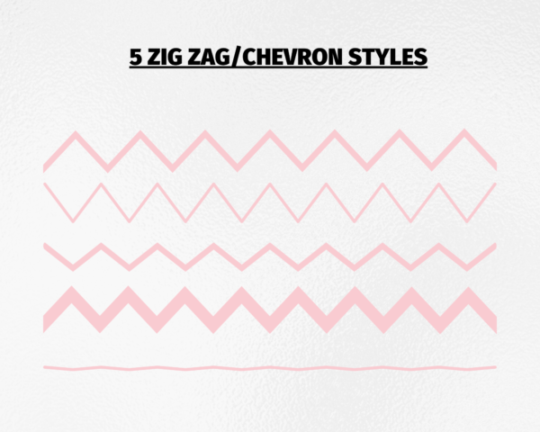 Chevron Frame Zig Zag Canva Frame Stripes, Digital, Chevron, Chevron Photo Frame, Drag & Drop, Instant Download, Zig-Zag Chevron Pattern