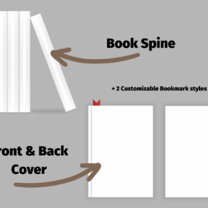 Book Mockup Canva Book Spine, Back Cover, Front Cover Canva Book Mockup BookMockup, BookDesign, BookCoverDesign, BookTemplate, BookLayout, BookCoverMockup, BookPresentation, BookCreation, CanvaBookMockup, BookGraphics, DigitalBookMockup, AuthorTools, BookMarketing, BookPublishing, SelfPublishing