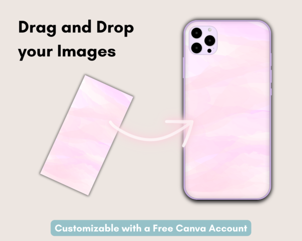 iPhone Mockups Canva Template, Smartphone Mockups, iPhone 15, iPhone 14, iPhone Case Mock up, Sublimation iPhone, Camera Cover, Screen, Blank Phone - Image 4