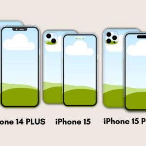 iPhone Mockups Canva Template, Smartphone Mockups, iPhone 15, iPhone 14, iPhone Case Mock up, Sublimation iPhone, Camera Cover, Screen, Blank Phone - Image 7