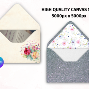 Create personalized postcards, invitations, and birthday cards effortlessly with our versatile Envelope Template Mockup Canva. Elevate your designs with customizable postcard frames and envelope liners. Perfect for DIY card making and digital creations. Download now and unleash your creativity!