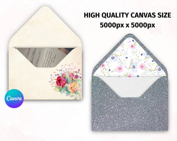 Create personalized postcards, invitations, and birthday cards effortlessly with our versatile Envelope Template Mockup Canva. Elevate your designs with customizable postcard frames and envelope liners. Perfect for DIY card making and digital creations. Download now and unleash your creativity!