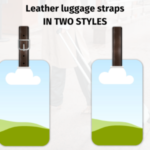 Luggage Tags Mockup Canva,Sublimation Luggage Tags Personalized, Leather Strap, Canva Custom, Baggage, Blank Tag, Bag Tag Baggage Label Template