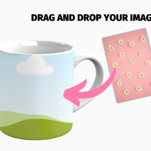 Mug Mockup Canva 11oz Template, Coffee Mug Mockup, Cup Mockup, Front, Back, Ceramic, White Custom Drag & Drop, Background, Instant Download