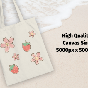 Canvas Bag Mockup, Mockup Tote bag, Canva Template