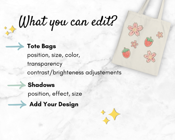 Canvas Bag Mockup, Mockup Tote bag, Canva Template