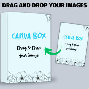 Box Mockup Canva Template, Product Box Mockup Display, DIY Box template, Software Box Blank Box Packaging Mailing Box Brand Packaging Mockup