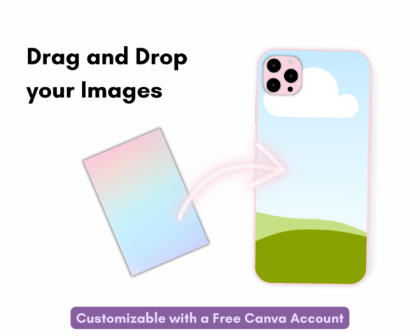 Device Mockups Canva Template Editable Blank Devices Templates iPhone iPad iMac Smartphone Tablet Computer Mockups Canva