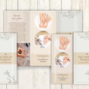 Trifold brochure mockup, Canva Template, A4 size, trifold pamphet, brochure display, canva mockup, flyer mockup, trifold program, invitation