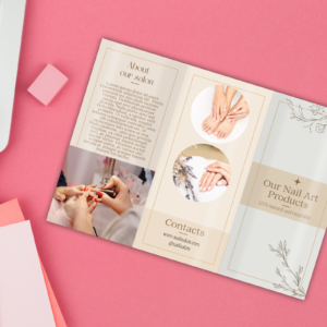Trifold brochure mockup, Canva Template, A4 size, trifold pamphet, brochure display, canva mockup, flyer mockup, trifold program, invitation