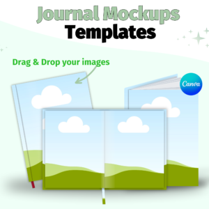 Hardcover Notebook, Journal, Diary, Planner, Mockup, Book Cover, Stationary, Canva Mockup Template, KDP, Drag & Drop, Smart Object, Digital Download, Bookish, Canva Frame, A5