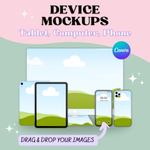 Device Mockups Canva Template Editable Blank Devices Templates