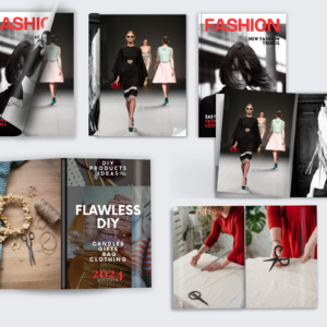 Magazine Mockup, A4 Magazine Mockup Template, Digital Magazine Mockup, Canva Magazine Template, Magazine Cover, Magazine Pages, Spread, Open, Ad, Folded