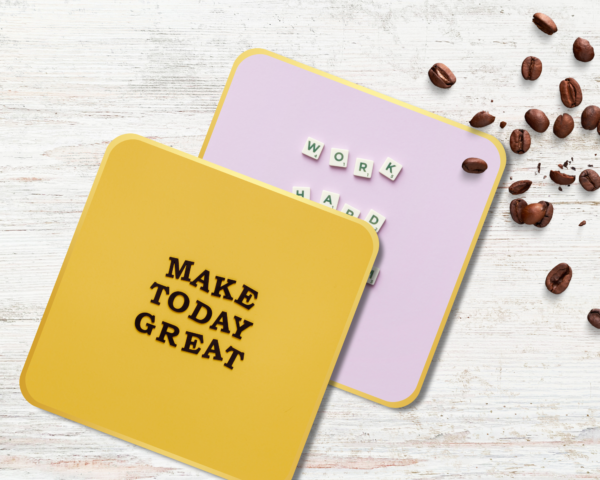 Coaster Mockup Canva Template, Custom Coaster Mockup, Round Coaster, Square Coaster, Sublimation Coaster Template, Digital, Editable, DIY