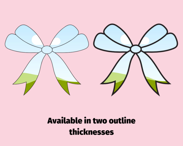 Bow Frame, Ribbon Canva Frame, Template, Png Custom Bow, Coquette, Hair Bow, Illustration Bundle, Editable
