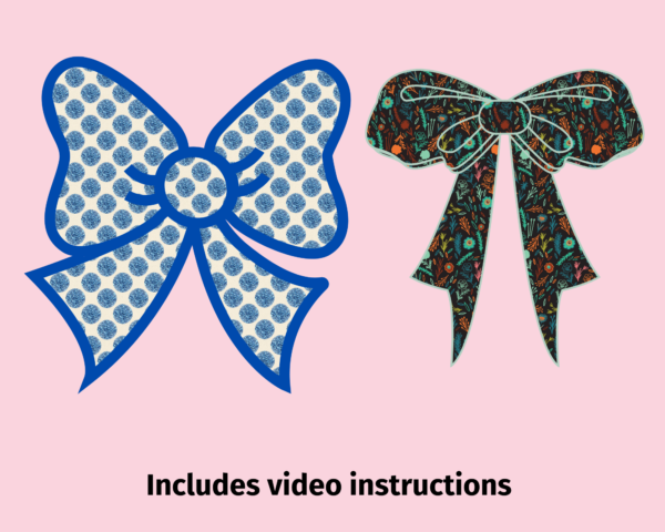 Bow Canva Frames, Ribbon Canva Frame, Template, Png Custom Bow, Coquette, Hair Bow, Illustration Bundle, Editable - Image 7