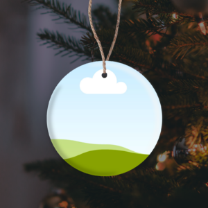 Ornament Mockups, Christmas Tree Ornaments, Sublimation Mockup, Round, Star, Heart Ornament, Ceramic, Canva Mockup Template, Xmas Decor Ball