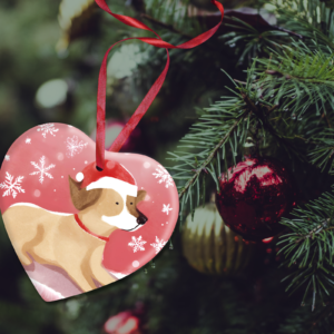 Ornament Mockups, Christmas Tree Ornaments, Sublimation Mockup, Round, Star, Heart Ornament, Ceramic, Canva Mockup Template, Xmas Decor Ball
