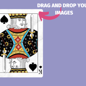 Playing Cards Canva Template, Poker Cards Mockup, Custom Cards Ace Blank Cards Deck Editable with Canva, Drag & Drop your image, Sublimation Cards