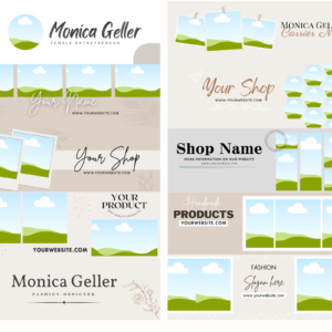 Twitter Banners | 10 Twitter Banner Mockup Template | Twitter Cover Picture | Customizable w/ Canva Twitter Banner Profile Pic | X Banners - Image 5