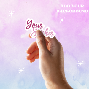 Sticker Hand Mockup Canva, Hand Sticker Mockup Template, Round Sticker Mockup, Custom Sticker Design, Decal Mockup, Realistic Display Preview