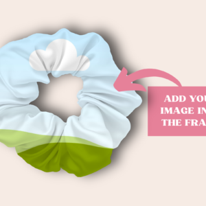 Scrunchie Mockup Canva Template, Scrunchie Sampler, Showcase your design, Hair Accessory Mockup, Digital Scrunchie Hair Tie Display Template