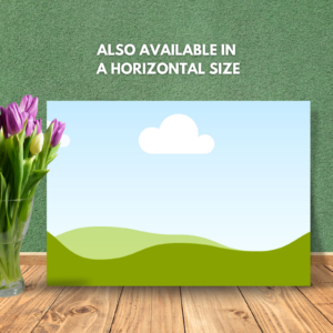 Poster Mockups Canva Template, Flyer Artwork Display Mockup, Light Wood Frame, Home Poster, Digital Poster, Horizontal Poster WallArt Prints