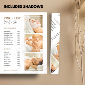 Flyer Mockup US Letter, Canva Template, US Letter, Bifold Flyer, Leaflet Mock up, Digital Flyer, Brochure, Print Branding Mockup Flyer Page Fold Mockup