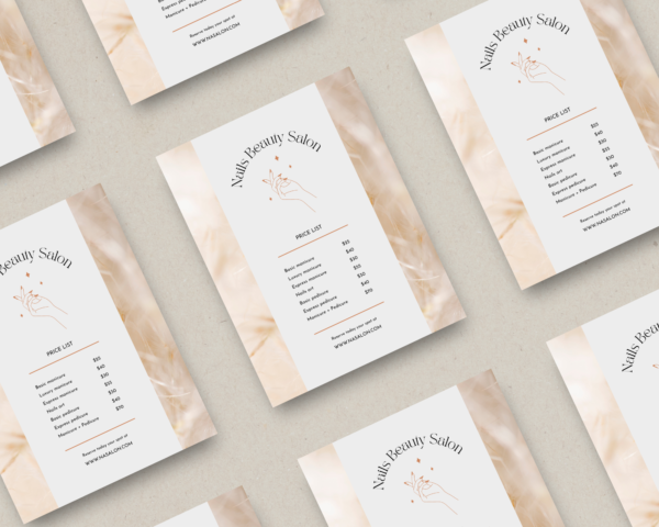 Flyer Mockup US Letter, Canva Template, US Letter, Bifold Flyer, Leaflet Mock up, Digital Flyer, Brochure, Print Branding Mockup Flyer Page Fold Mockup