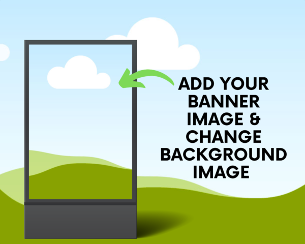 Billboard Mockup Canva Template, Advertising Mockup, Branding Mockup, Digital Billboard, Outdoor Poster Outdoor Billboard Urban Sign Signage