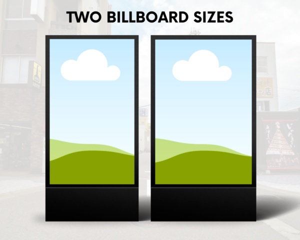 Billboard Mockup Canva Template, Advertising Mockup, Branding Mockup, Digital Billboard, Outdoor Poster Outdoor Billboard Urban Sign Signage