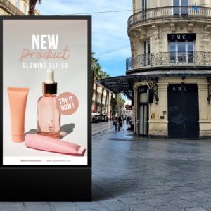Billboard Mockup Canva Template, Advertising Mockup, Branding Mockup, Digital Billboard, Outdoor Poster Outdoor Billboard Urban Sign Signage