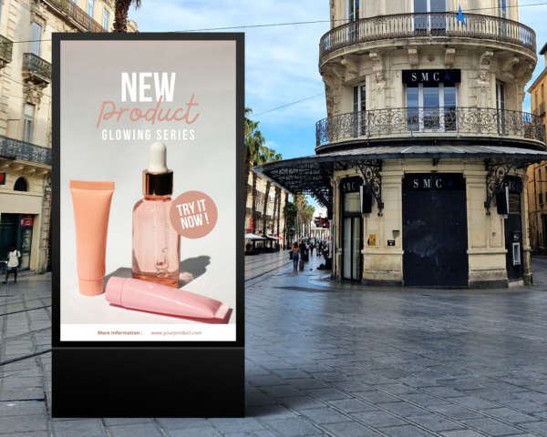 Billboard Mockup Canva Template, Advertising Mockup, Branding Mockup, Digital Billboard, Outdoor Poster Outdoor Billboard Urban Sign Signage